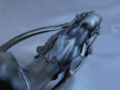 SUPERB JAPANESE MEIJI LATE 19THC BRONZE OKIMONO OF THE SHOGUNS HORSE MARUKI COMPANY - ADDITIONAL PHOTO 6