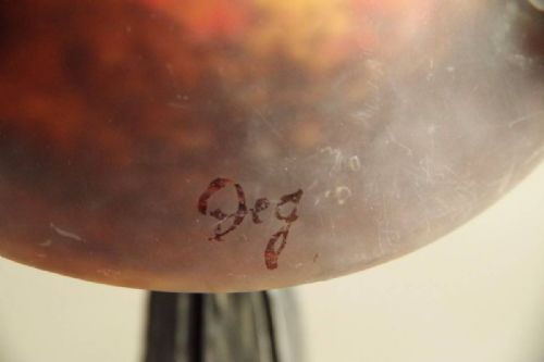 HANDSOME FRENCH ART DECO 1920S30S DEGUE WROUGHT IRON TABLE LAMP - ADDITIONAL PHOTO 5