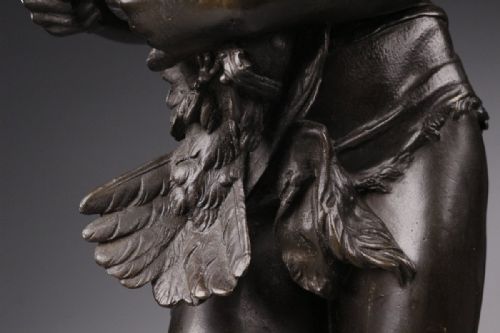 MAGNIFICENT FRENCH ANTIQUE LATE 19THC BRONZE STATUE 'CAPTIVITY' JEAN LOUIS GREGOIRE - ADDITIONAL PHOTO 7
