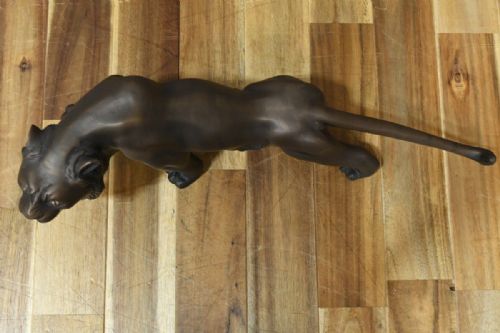 MAGNIFICENT JAPANESE MEIJI LATE 19THC BRONZE TIGER SIGNED - ADDITIONAL PHOTO 5