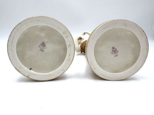 ROYAL WORCESTER ANTIQUE LATE 19EARLY 20THC PAIR OF GREEK PORCELAIN FIGURINES JAMES HADLEY - ADDITIONAL PHOTO 8