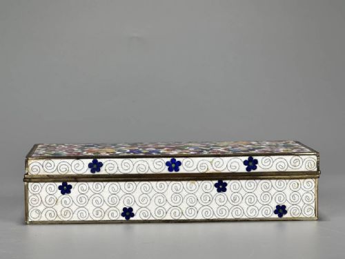 BEAUTIFUL JAPANESE ANTIQUE EARLY 20THC CLOISONN SHIPPO FLORAL JEWELLERY BOX - ADDITIONAL PHOTO 7