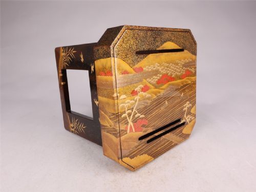 BEAUTIFUL JAPANESE MEIJI EARLY 20THC LACQUER TABLE KAGETSUDAI SET OF 3 SAKE CUPS NAKAMURA SHUNETSU - ADDITIONAL PHOTO 1