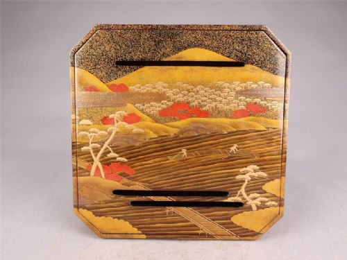 BEAUTIFUL JAPANESE MEIJI EARLY 20THC LACQUER TABLE KAGETSUDAI SET OF 3 SAKE CUPS NAKAMURA SHUNETSU - ADDITIONAL PHOTO 2