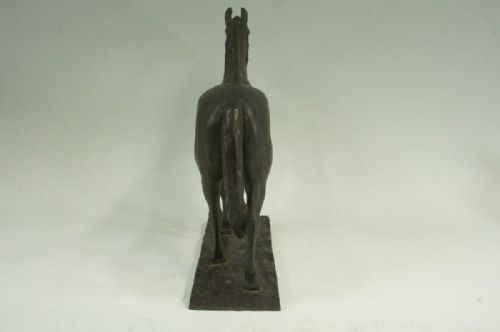 JAPANESE MEIJI EARLY 20THC BRONZE HORSE SCULPTURE KUNIO IT - ADDITIONAL PHOTO 5