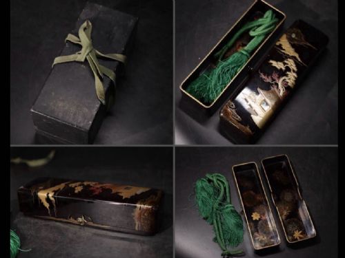 BEAUTIFUL JAPANESE ANTIQUE EARLY 20THC LACQUER LETTER BOX FUBAKO - ADDITIONAL PHOTO 5
