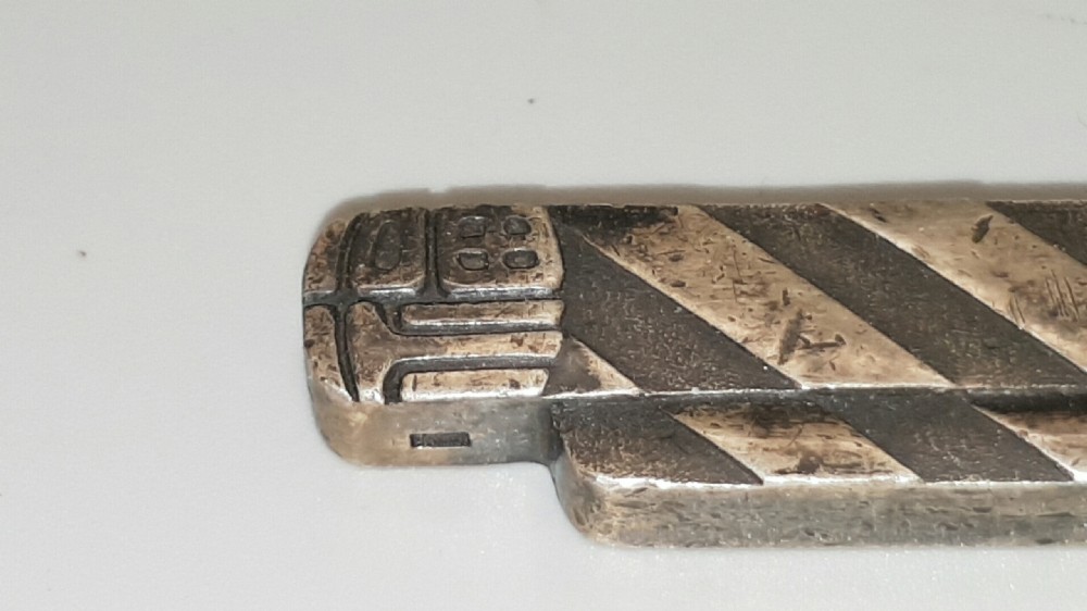Rare Antique Japanese Silvered Bronze Traditional Paperweight with a Horse Head Design View V