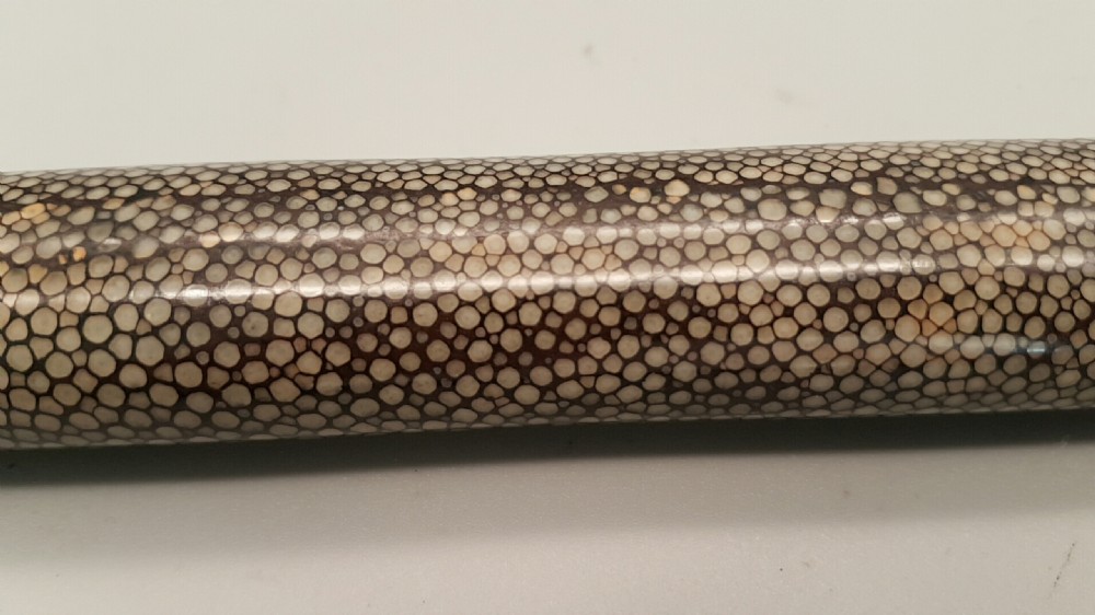 Rare Japanese Meiji (19thC) Shagreen Pipecase View VII