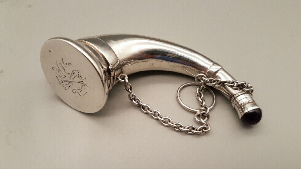 Rare Antique Samson Mordan Sterling Silver Combination Vinaigrette & Perfume Bottle  View II