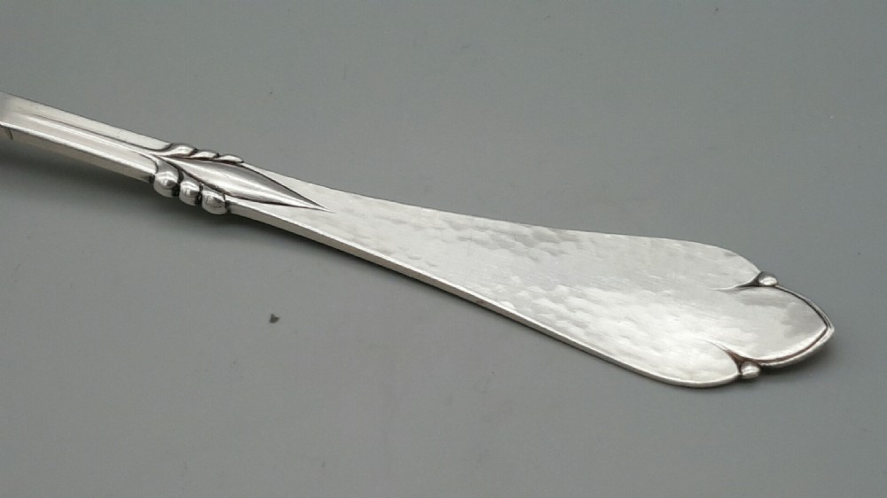 LOVELY VINTAGE SILVER SAUCE LADLE, DANISH 830, 56G, DANSK GULDINDUSTRI-RANDERS 1948-1958 View III