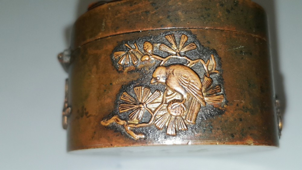 Fine Japanese Meiji (19thC) Bronze Trinket Box  View III