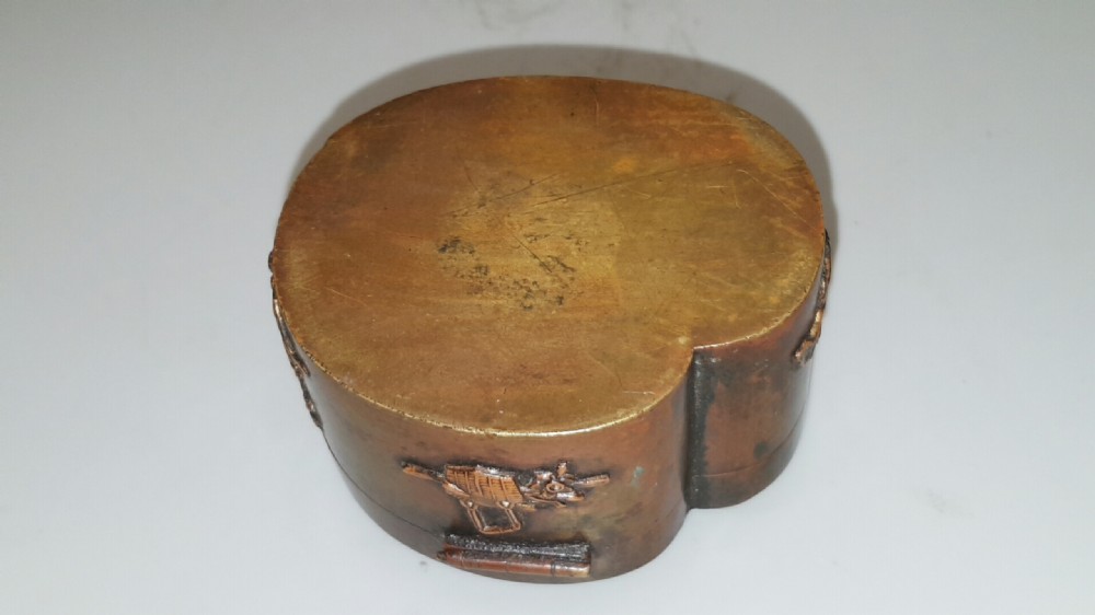 Fine Japanese Meiji (19thC) Bronze Trinket Box  View VII