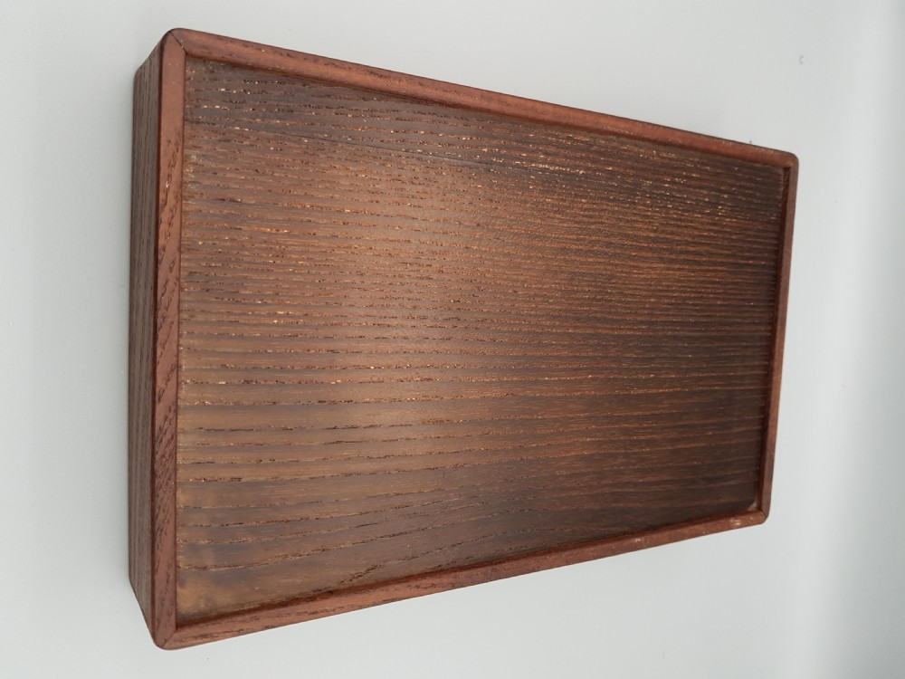 Rare Japanese Meiji (19thC) Mulberry Wood Writing Box (Suzuri-bako) View IV