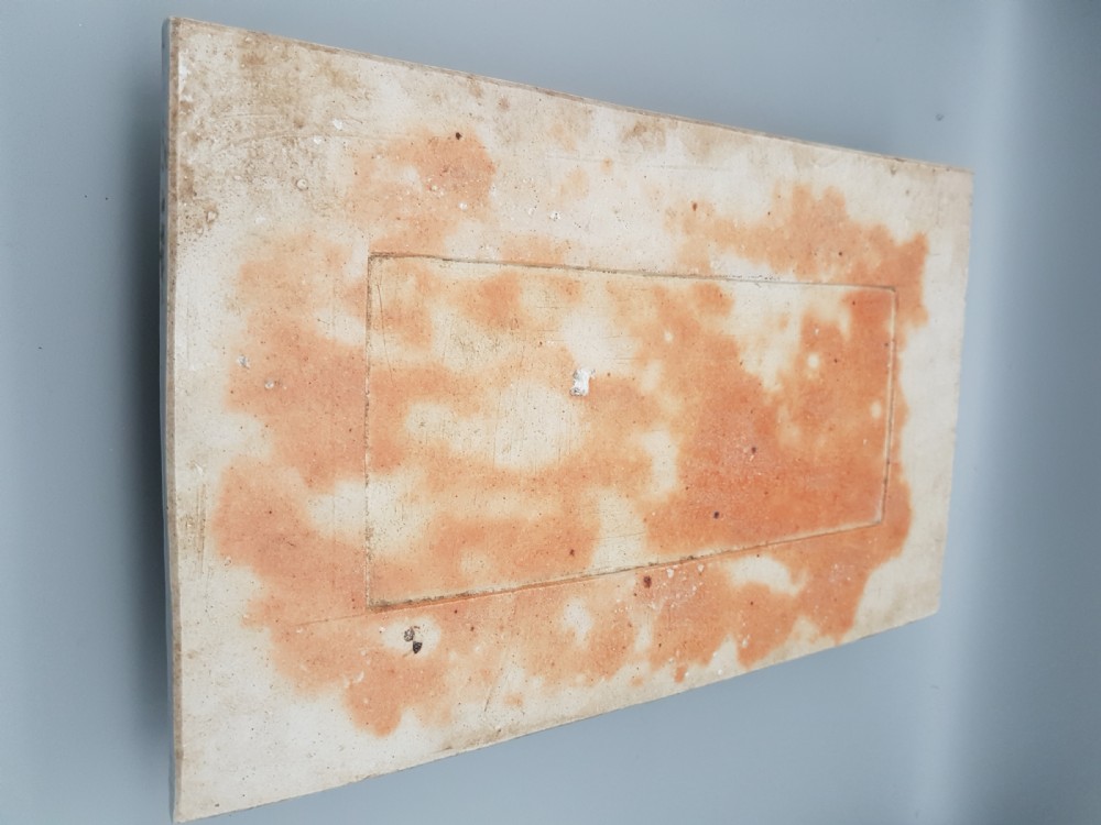 Extremely Rare Japanese Edo (18thC) Hand-Painted Porcelain Writing Box (Suzuri-bako) View X