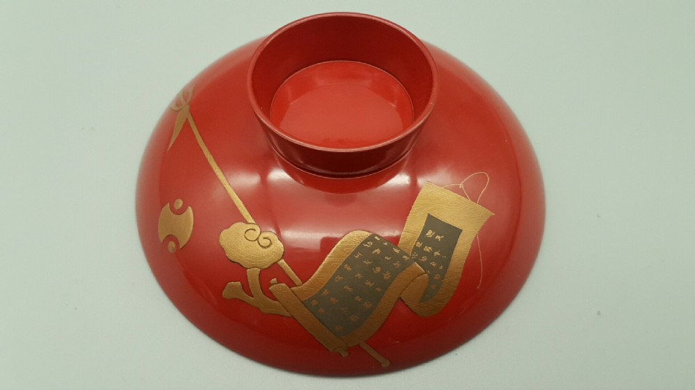 Three Exquisite Japanese Meiji (19thC) Lacquer Sake Cups View VII