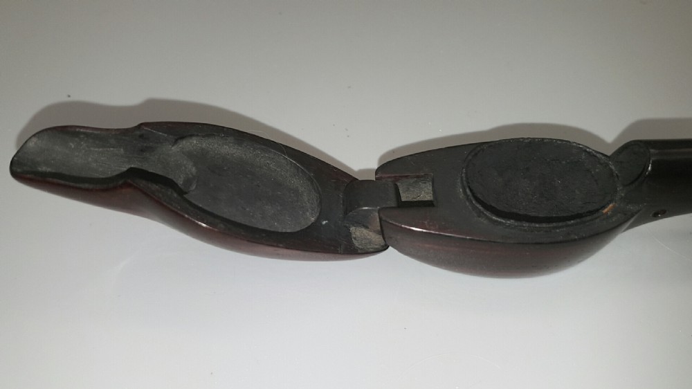 Rare Japanese Meiji (19thC) Karaki (Rosewood?) Yatate  View V