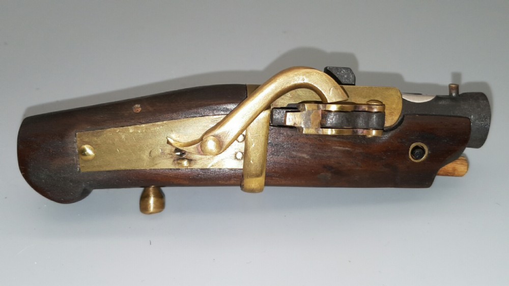 Japanese Late Edo Period Miniature Teppo Matchlock (Tanegashima) Pistol