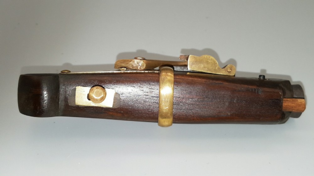 Japanese Late Edo Period Miniature Teppo Matchlock (Tanegashima) Pistol View II