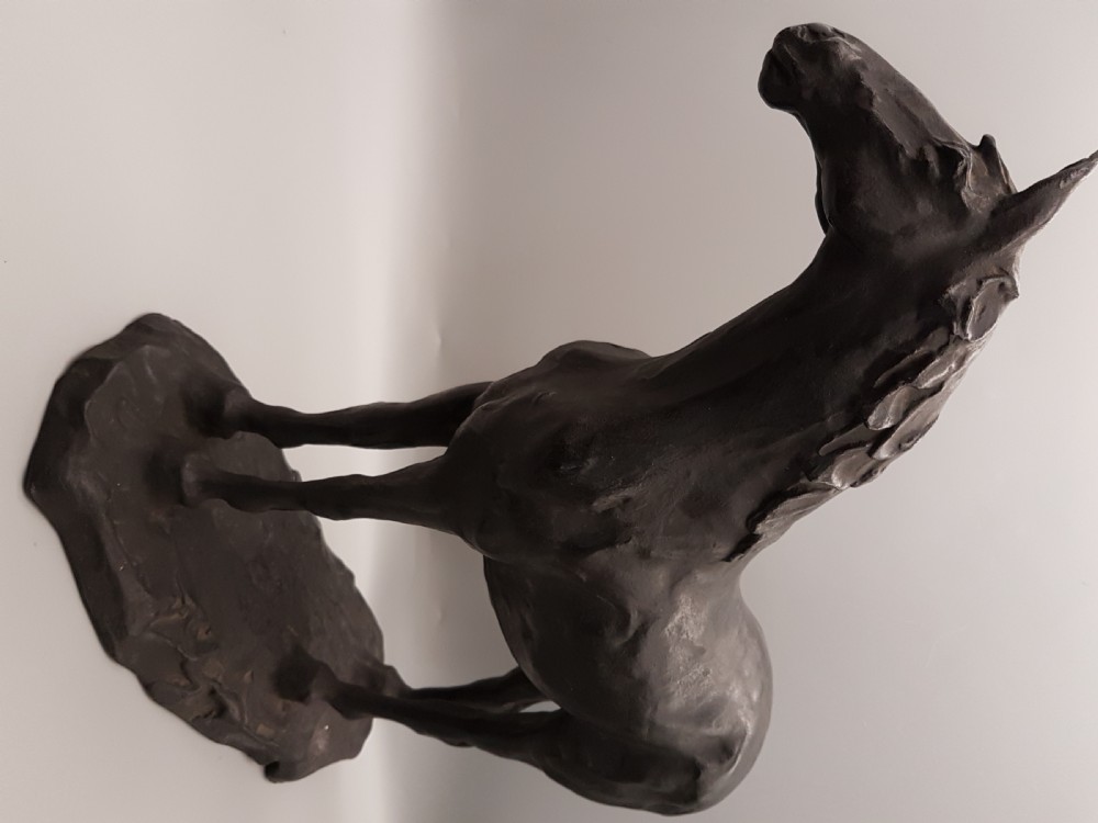 Superb Large Japanese Meiji (late 19thC) Bronze Horse, Tokyo Arsenal View III