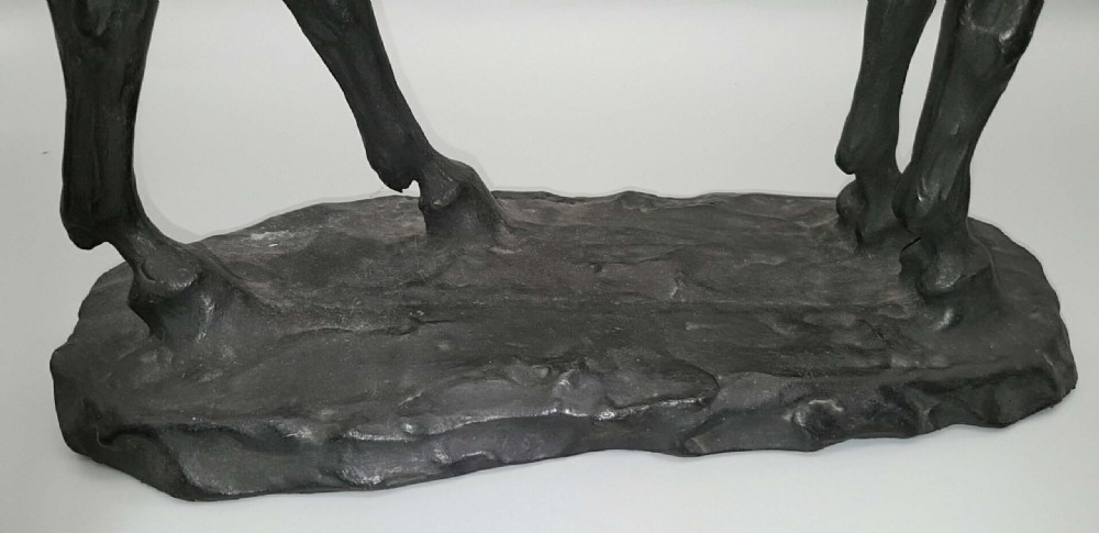 Superb Large Japanese Meiji (late 19thC) Bronze Horse, Tokyo Arsenal View VIII