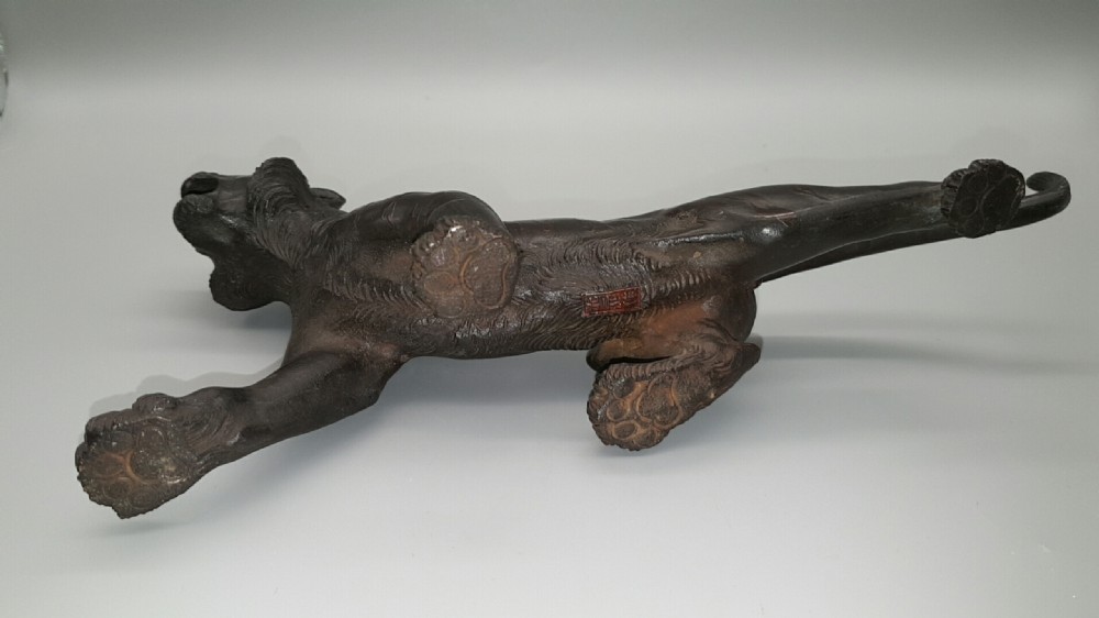 Superb Japanese Meiji (late 19thC) Bronze Tiger by Omori Mitsumoto (Omori Kogen) View VI