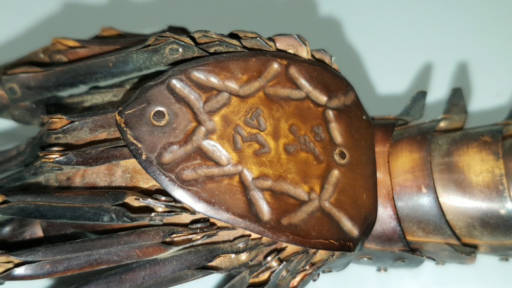 Intricate Japanese Antique Meiji (late 19thC) Copper Articulated (Jizai) Spiny Lobster  View VI