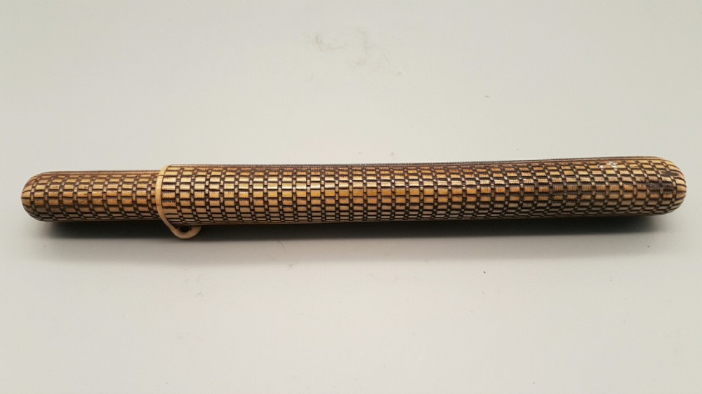 Superb Japanese Meiji (19thC) Stag Antler Pipecase (Kiseruzutsu) of Musozutsu Form View IV