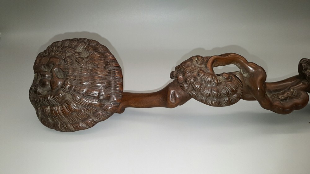 Chinese Antique (mid-19thC) Buddhist Ruyi (Sceptre) View II