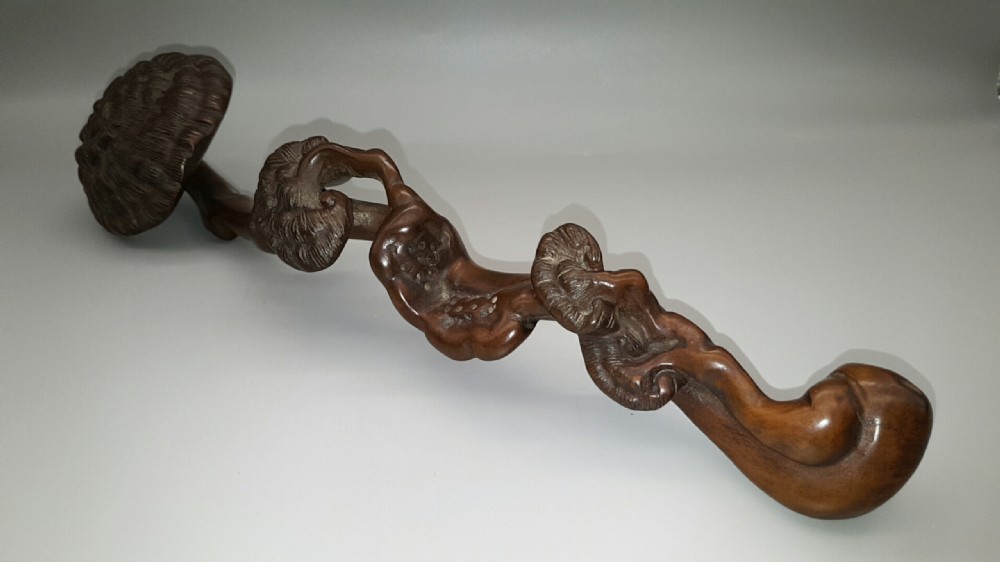 Chinese Antique (mid-19thC) Buddhist Ruyi (Sceptre) View III
