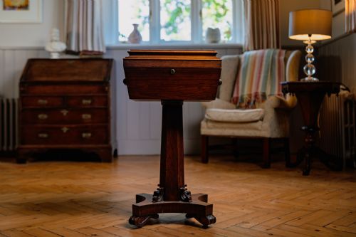 Victorian Rosewood Teapoy