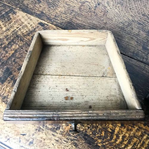 GEORGIAN OAK HANGING SALT OR CANDLE BOX - ADDITIONAL PHOTO 11