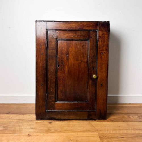 18th century oak wall cupboard - CATEGORY: ANTIQUE CUPBOARDS - DATED 18TH CENTURY