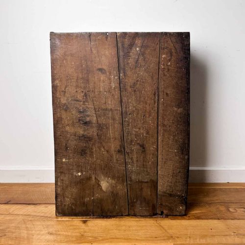 18TH CENTURY OAK WALL CUPBOARD - ADDITIONAL PHOTO 4
