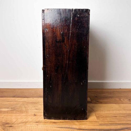 18TH CENTURY OAK WALL CUPBOARD - ADDITIONAL PHOTO 5