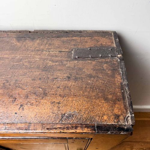 18TH CENTURY OAK WALL CUPBOARD - ADDITIONAL PHOTO 7