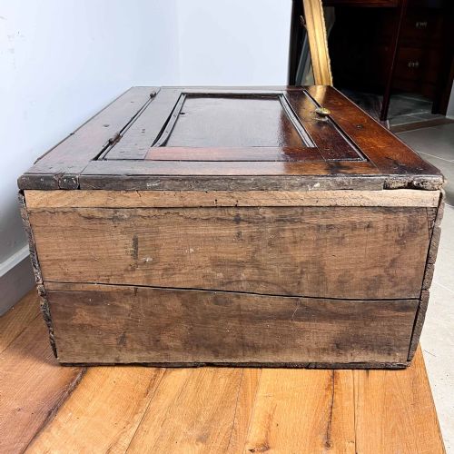 18TH CENTURY OAK WALL CUPBOARD - ADDITIONAL PHOTO 12