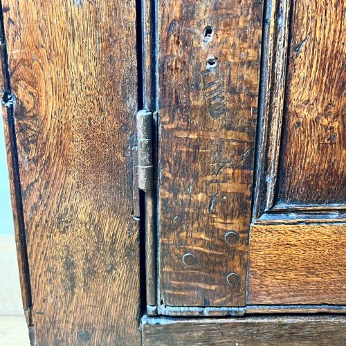 18TH CENTURY OAK WALL CUPBOARD - ADDITIONAL PHOTO 14