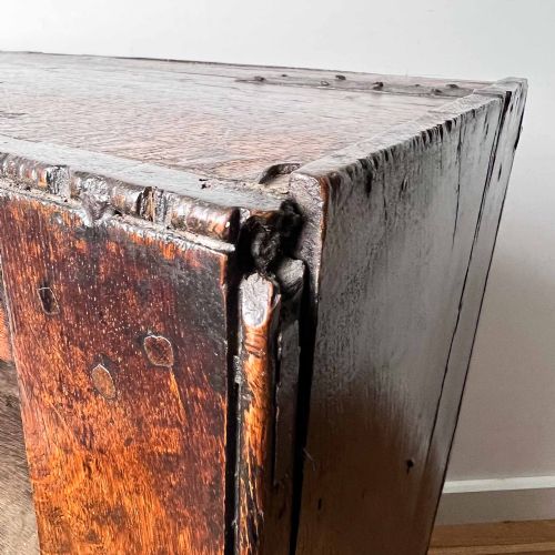18TH CENTURY OAK WALL CUPBOARD - ADDITIONAL PHOTO 17
