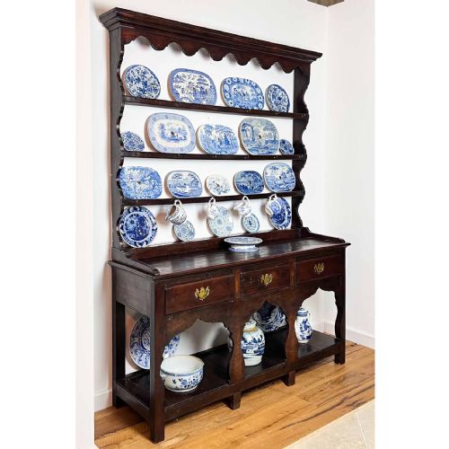 18TH CENTURY WELSH OAK POTBOARD DRESSER - ADDITIONAL PHOTO 2