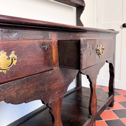 18TH CENTURY WELSH OAK POTBOARD DRESSER - ADDITIONAL PHOTO 12