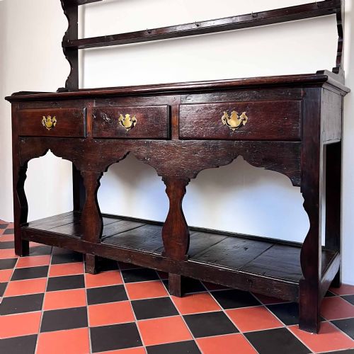 18TH CENTURY WELSH OAK POTBOARD DRESSER - ADDITIONAL PHOTO 19