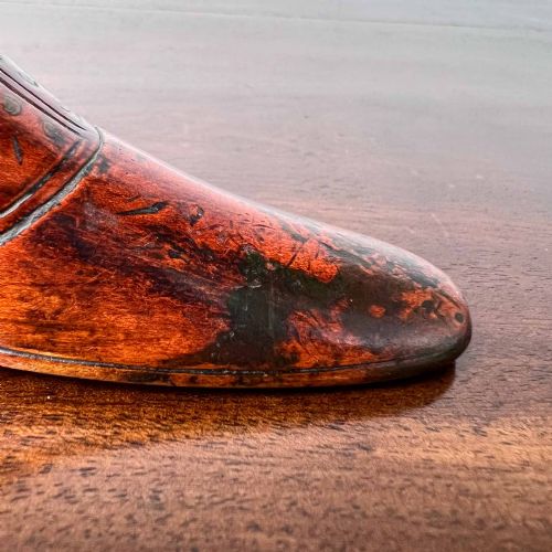 GEORGIAN TREEN SHOE SNUFF BOX - ADDITIONAL PHOTO 6