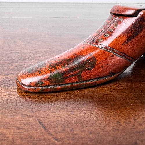 GEORGIAN TREEN SHOE SNUFF BOX - ADDITIONAL PHOTO 7