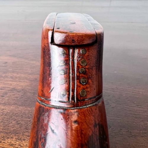 GEORGIAN TREEN SHOE SNUFF BOX - ADDITIONAL PHOTO 8