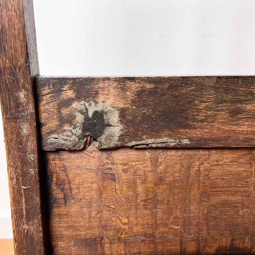 17TH CENTURY OAK BOX CHAIR - ADDITIONAL PHOTO 5