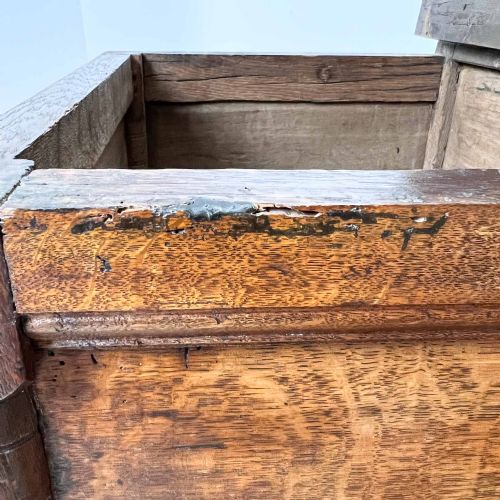 17TH CENTURY OAK BOX CHAIR - ADDITIONAL PHOTO 16