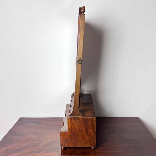 18TH CENTURY WALNUT TOILET MIRROR - ADDITIONAL PHOTO 8