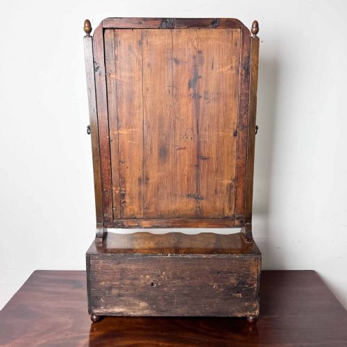 18TH CENTURY WALNUT TOILET MIRROR - ADDITIONAL PHOTO 9