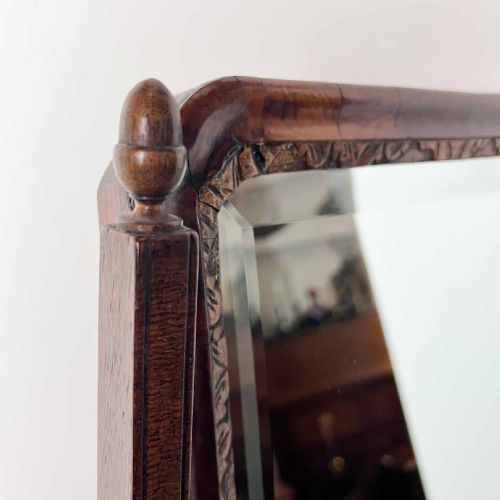 18TH CENTURY WALNUT TOILET MIRROR - ADDITIONAL PHOTO 11