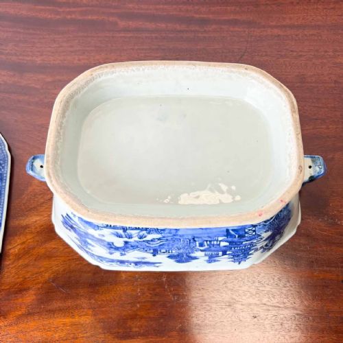 18TH CENTURY CHINESE BLUE AND WHITE TUREEN - ADDITIONAL PHOTO 12